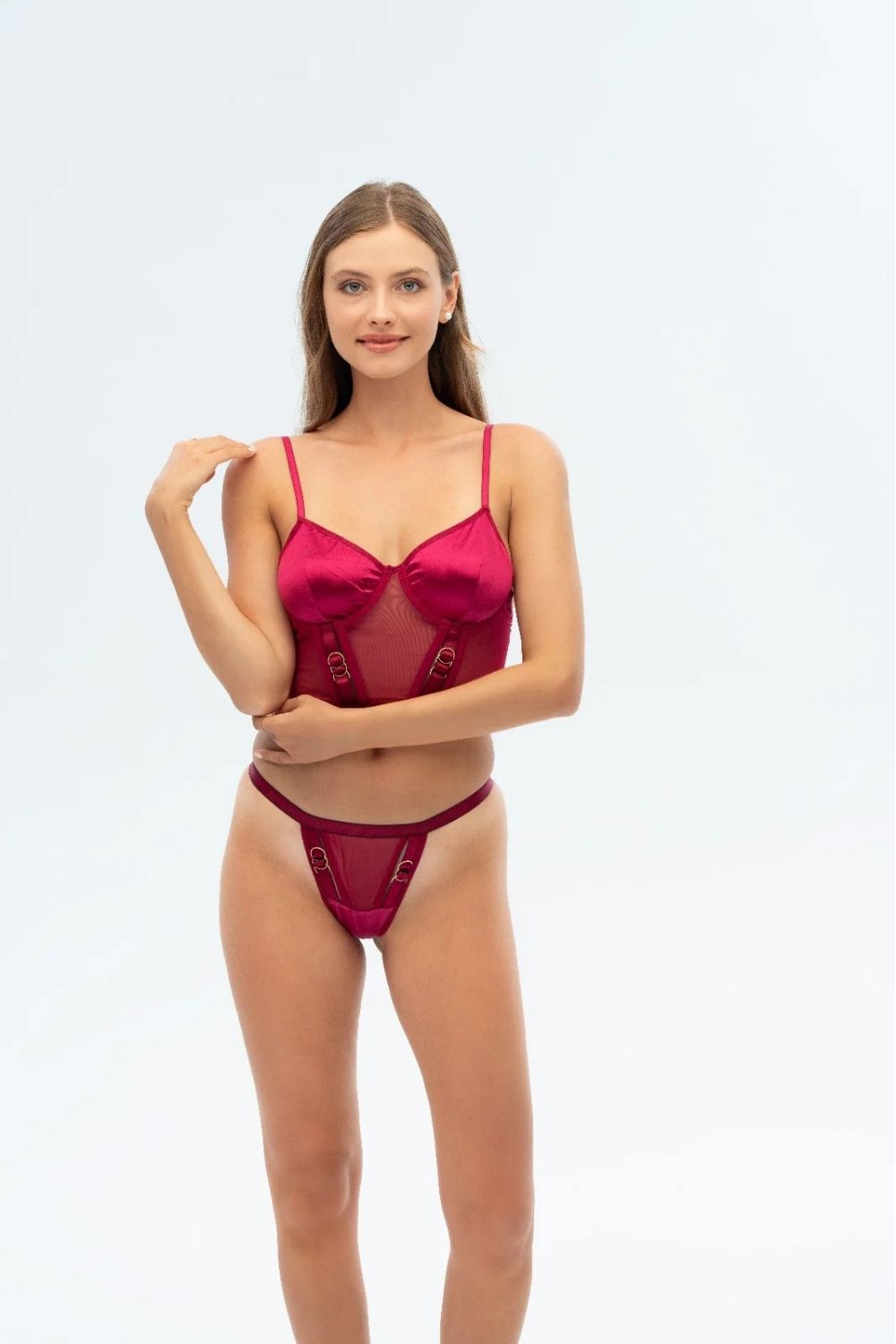 Charme Bouclé Bustier Set