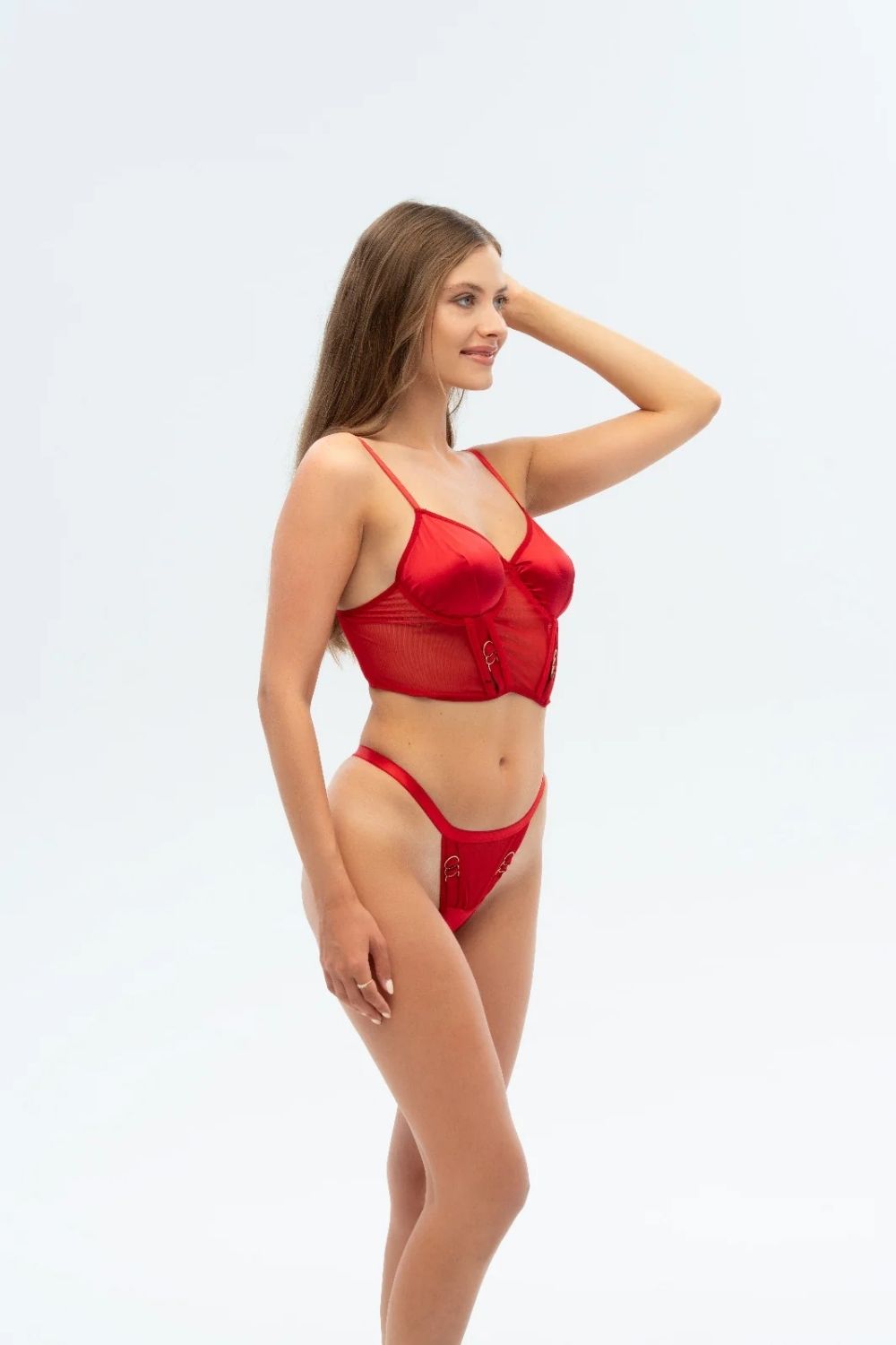 Charme Bouclé Bustier Set