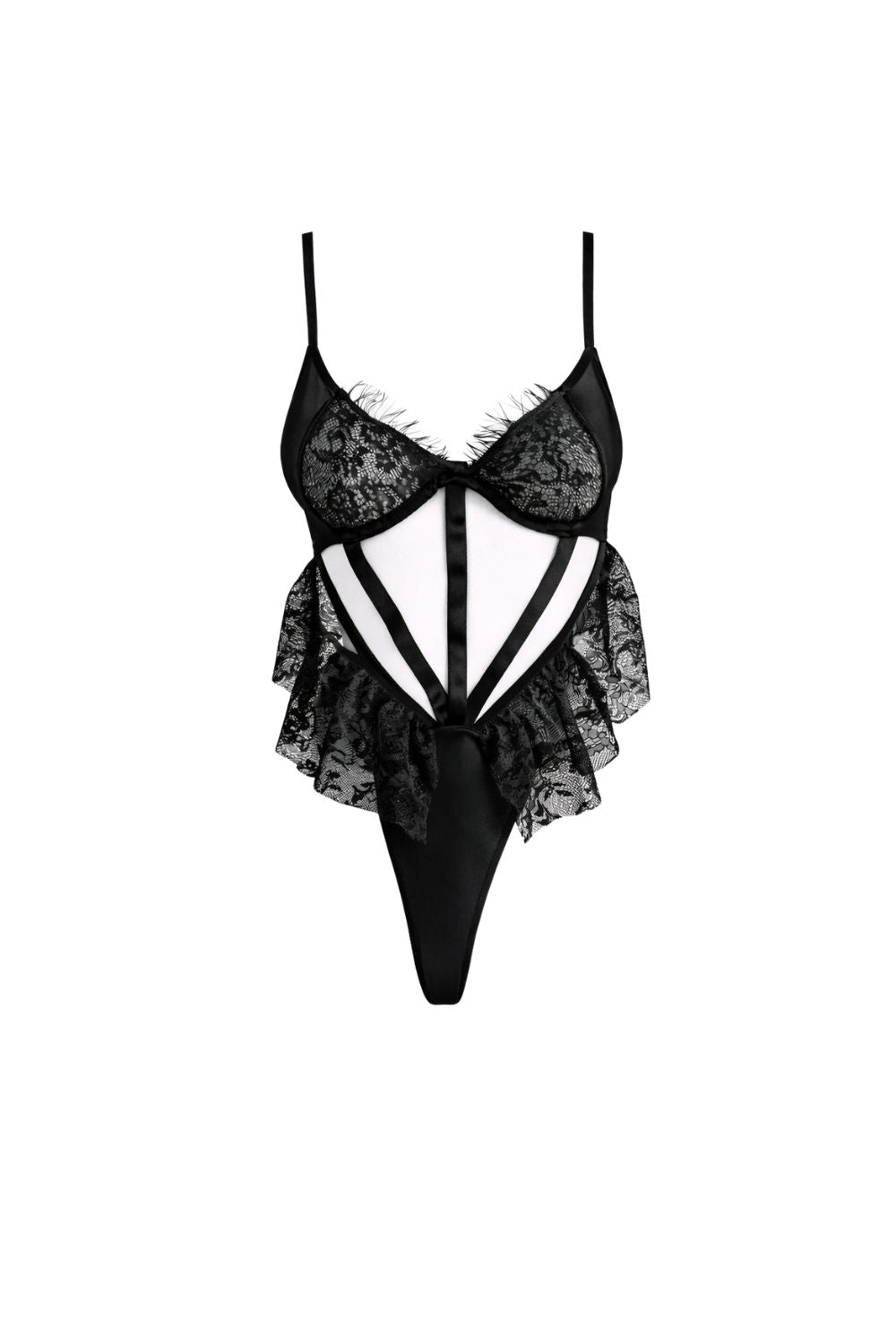 Lyria Rouge Lace Bodysuit