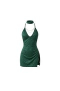Nuit Chain Glitter Babydoll Dress