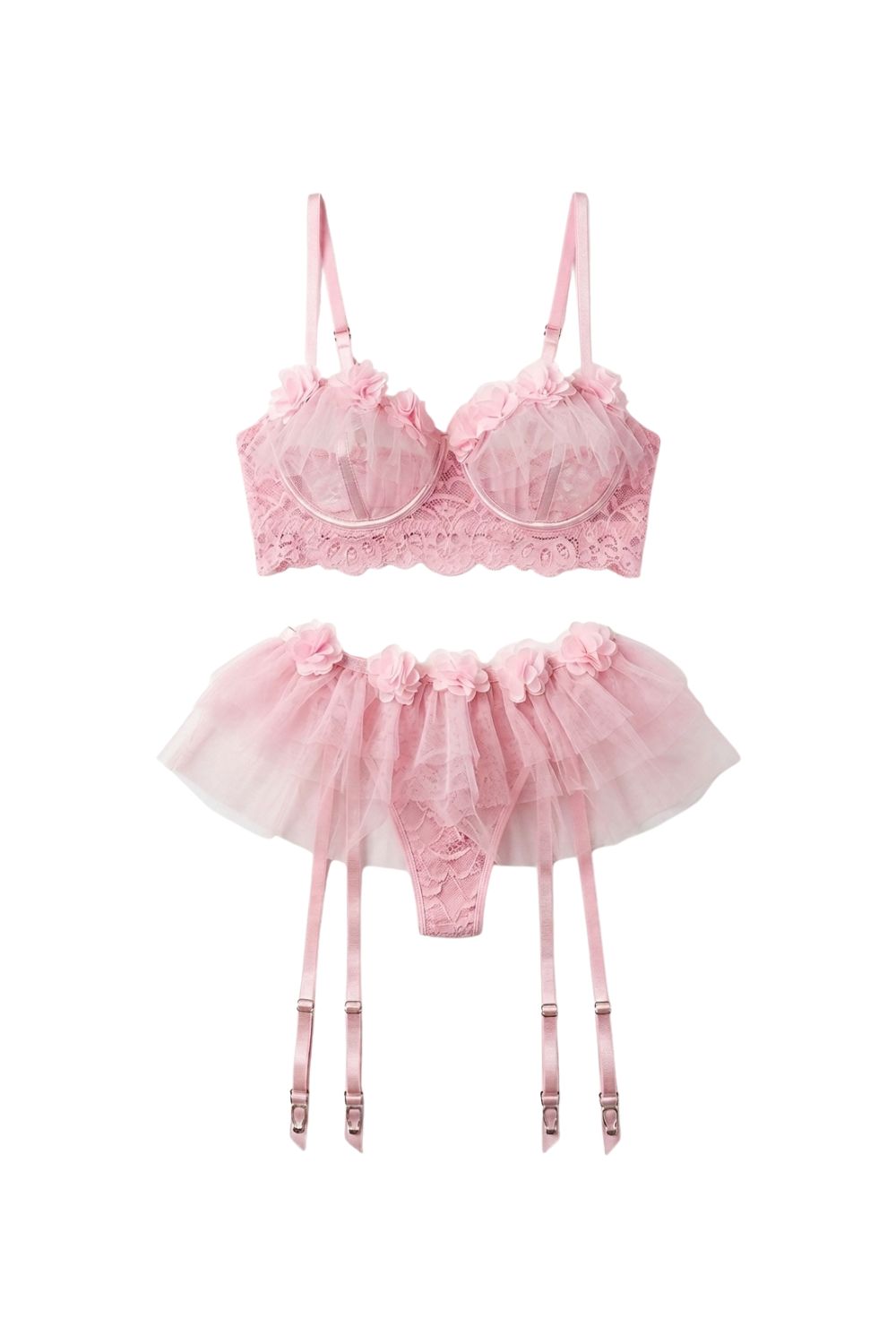 Floréal Garter Set