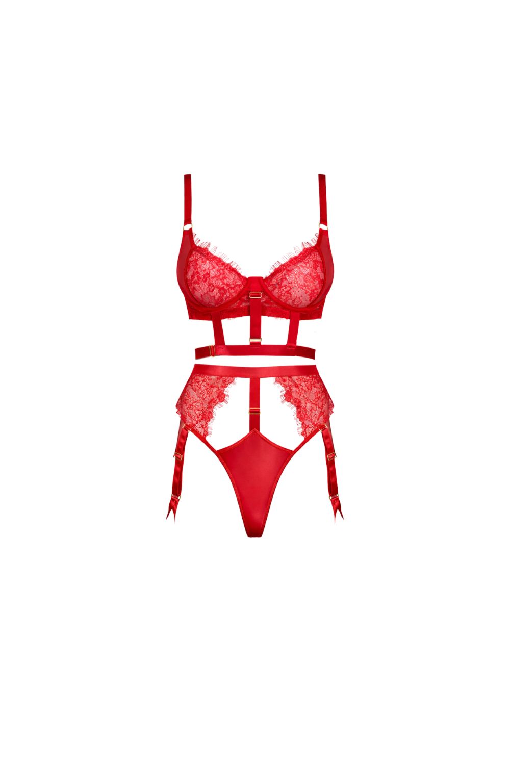 Ardélis Lace Strap Garter Set