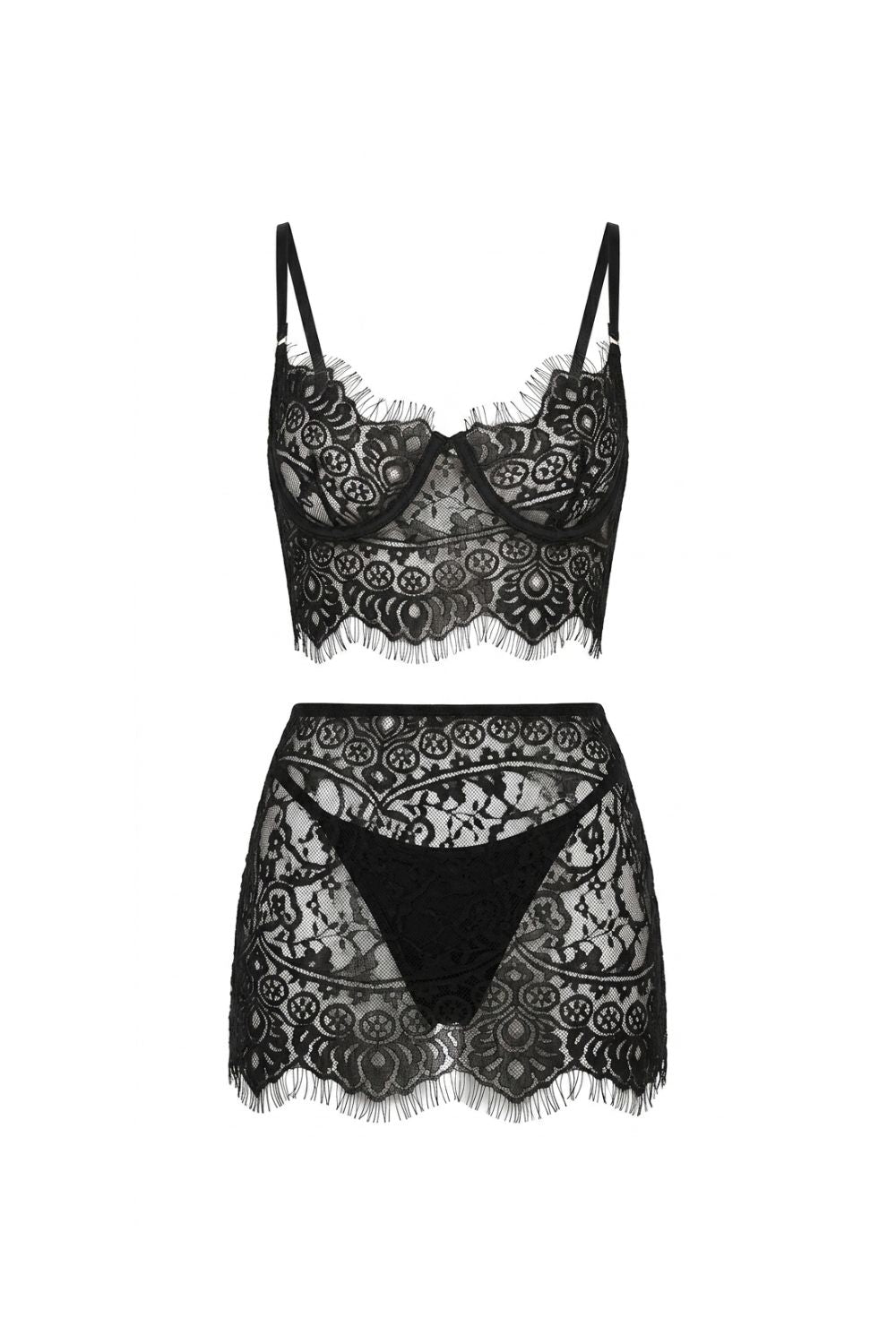 Isolde Bralette & Skirt Set