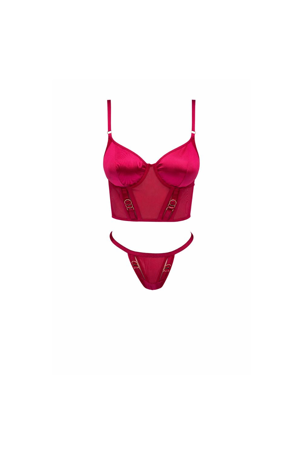 Charme Bouclé Bustier Set