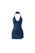 Nuit Chain Glitter Babydoll Dress