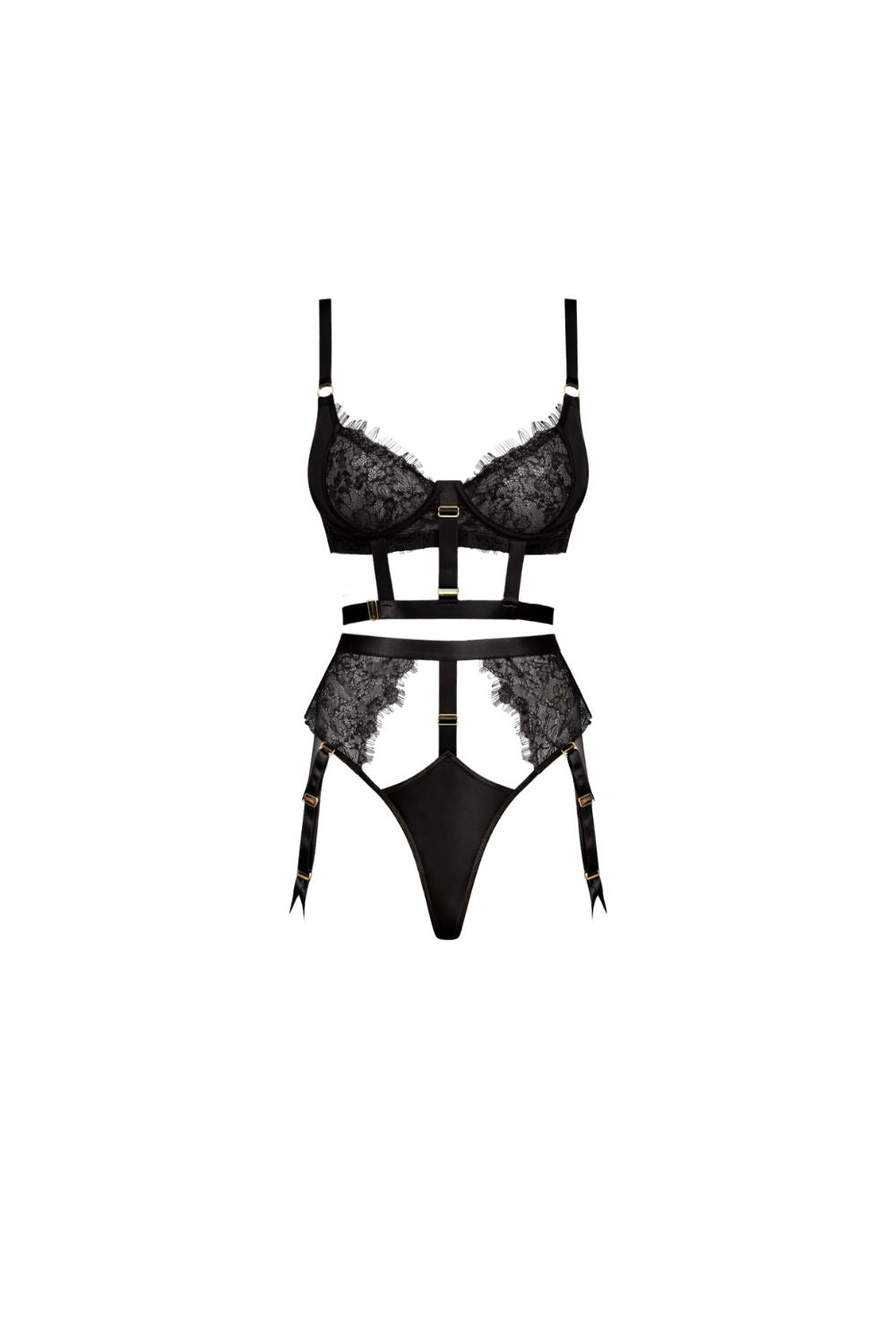 Ardélis Lace Strap Garter Set