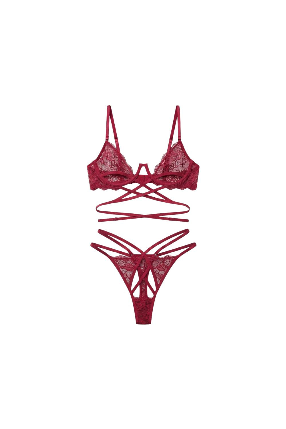 Rosalia Cupless Bra Set