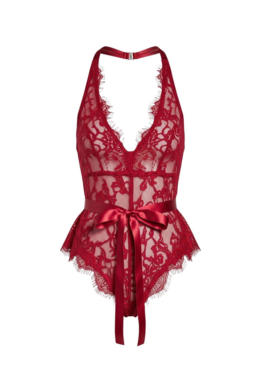 Fiorenne Lace & Ribbon Bodysuit