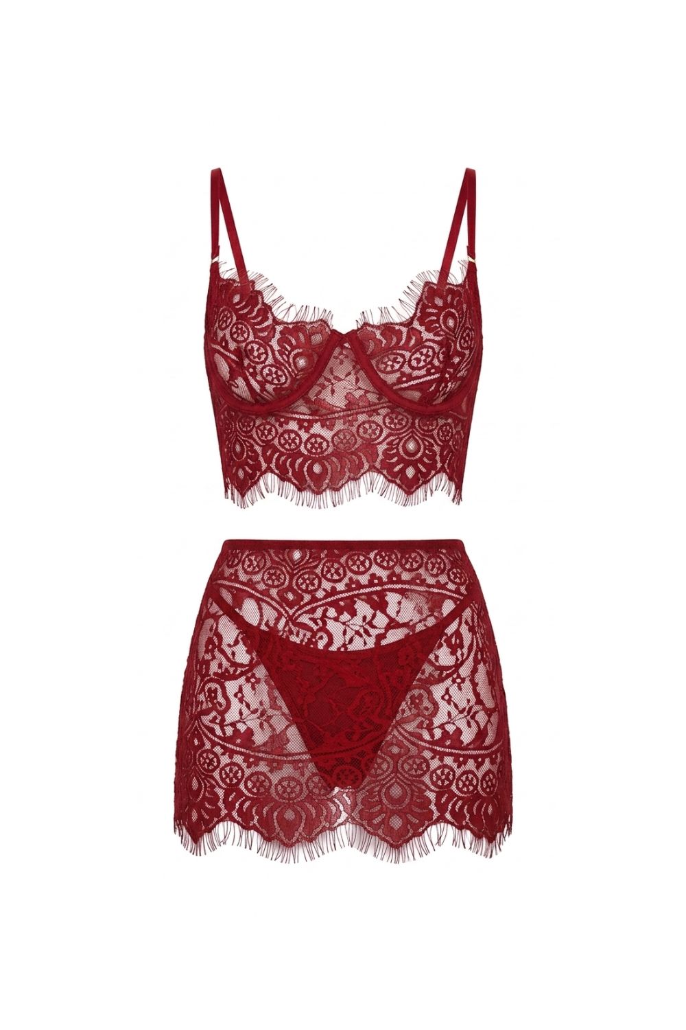 Isolde Bralette & Skirt Set