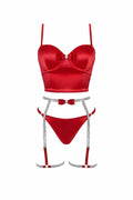 Moroccan Muse – Noir Ribbon Bustier Set