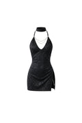 Nuit Chain Glitter Babydoll Dress