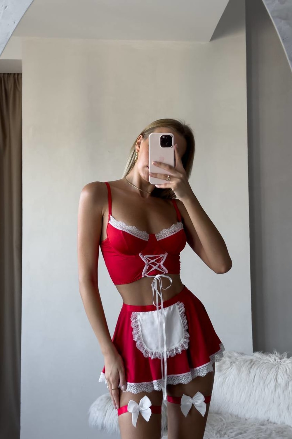 Crimson Maid Costume Set