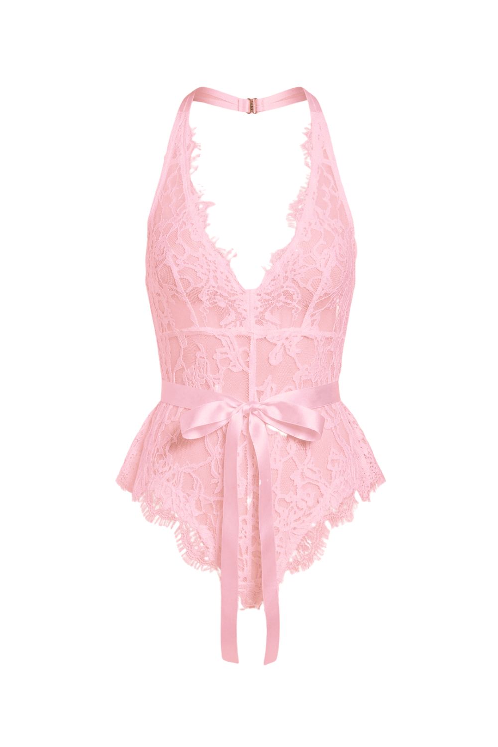 Fiorenne Lace & Ribbon Bodysuit