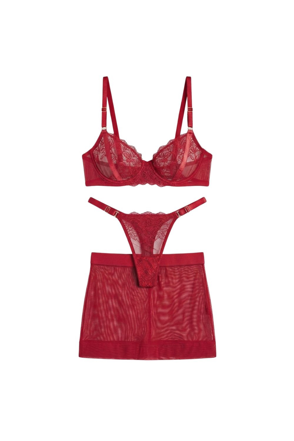 Dear Secret Bra & Tulle Skirt Set