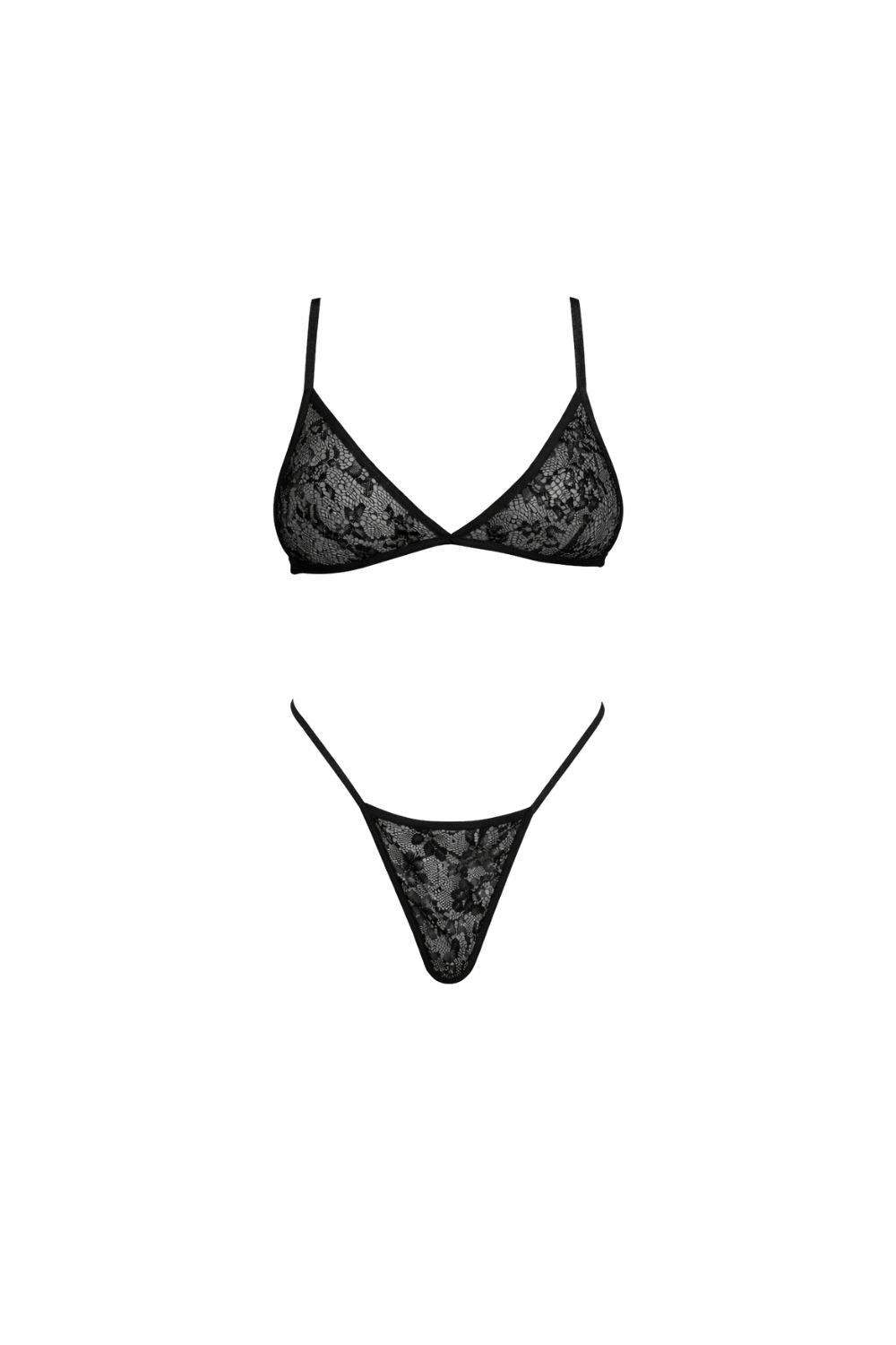 Selvya Bra & Bralette & Short & String Set