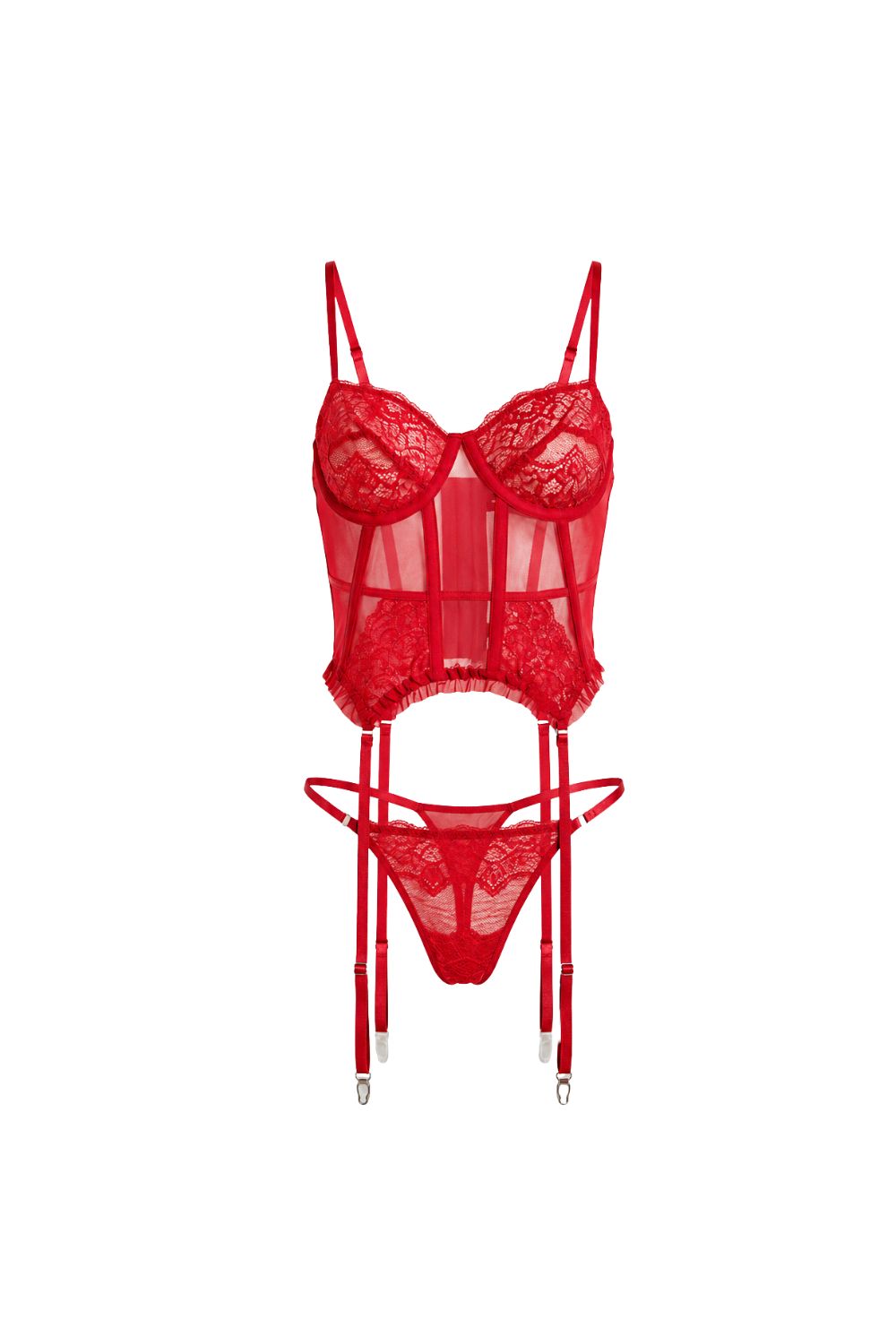 Fleur Sauvage Garter Set