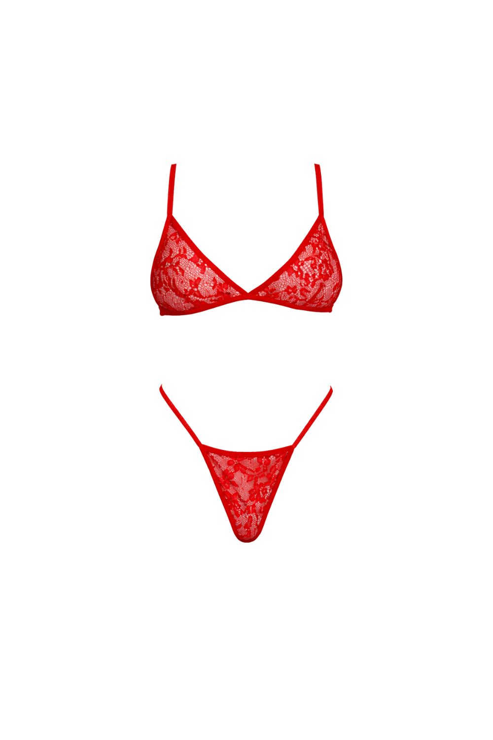 Selvya Bra & Bralette & Short & String Set