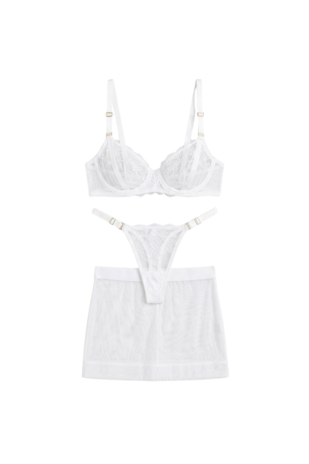 Dear Secret Bra & Tulle Skirt Set