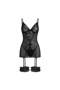 Novara Lace & Mesh Babydoll