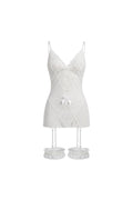 Novara Lace & Mesh Babydoll