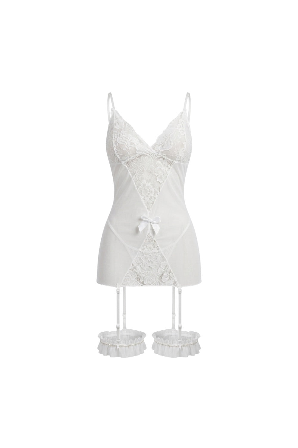 Novara Lace & Mesh Babydoll