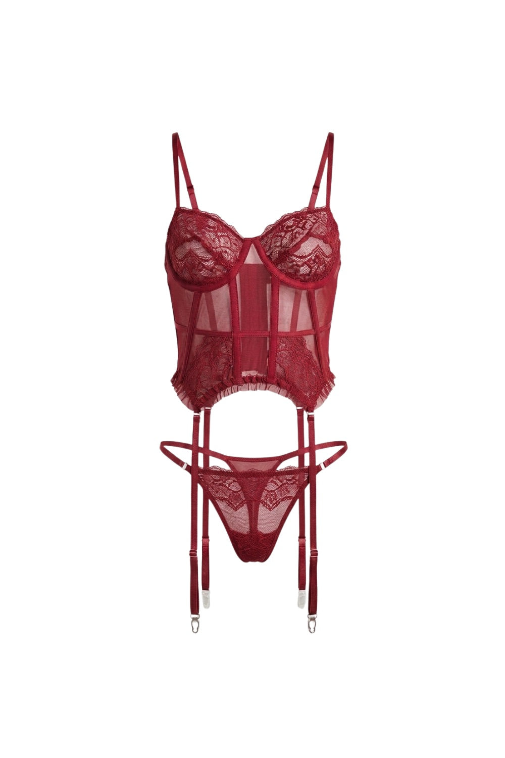 Fleur Sauvage Garter Set