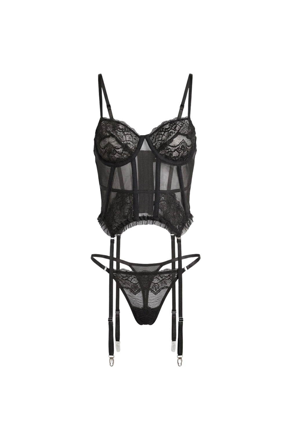 Fleur Sauvage Garter Set