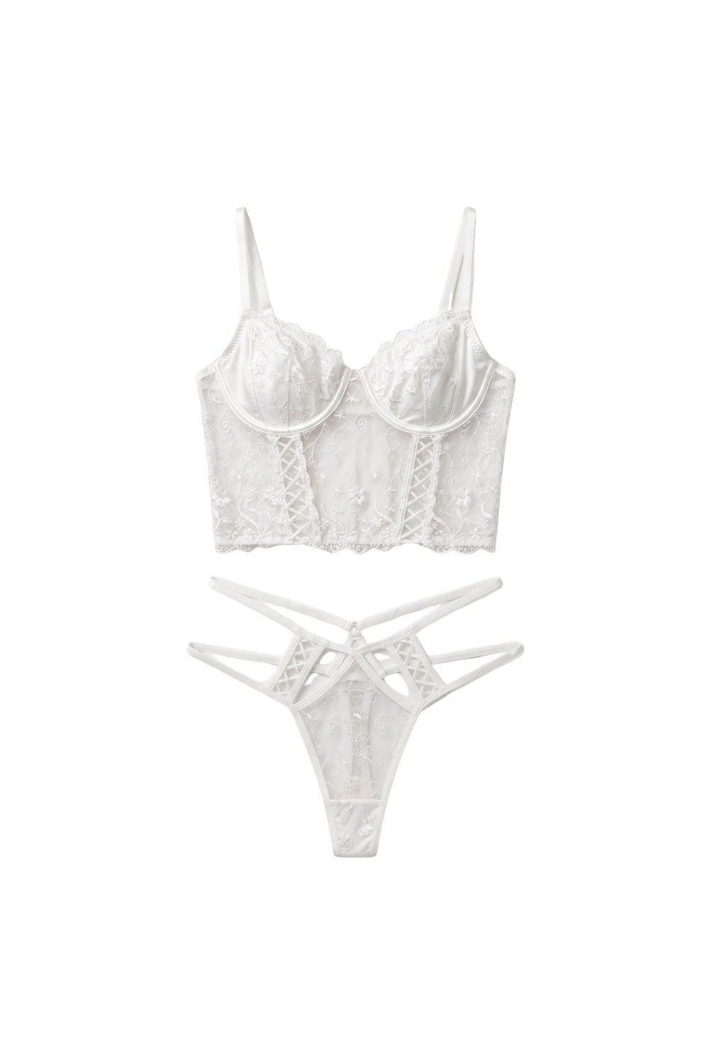 Lune Blanche Bustier Set