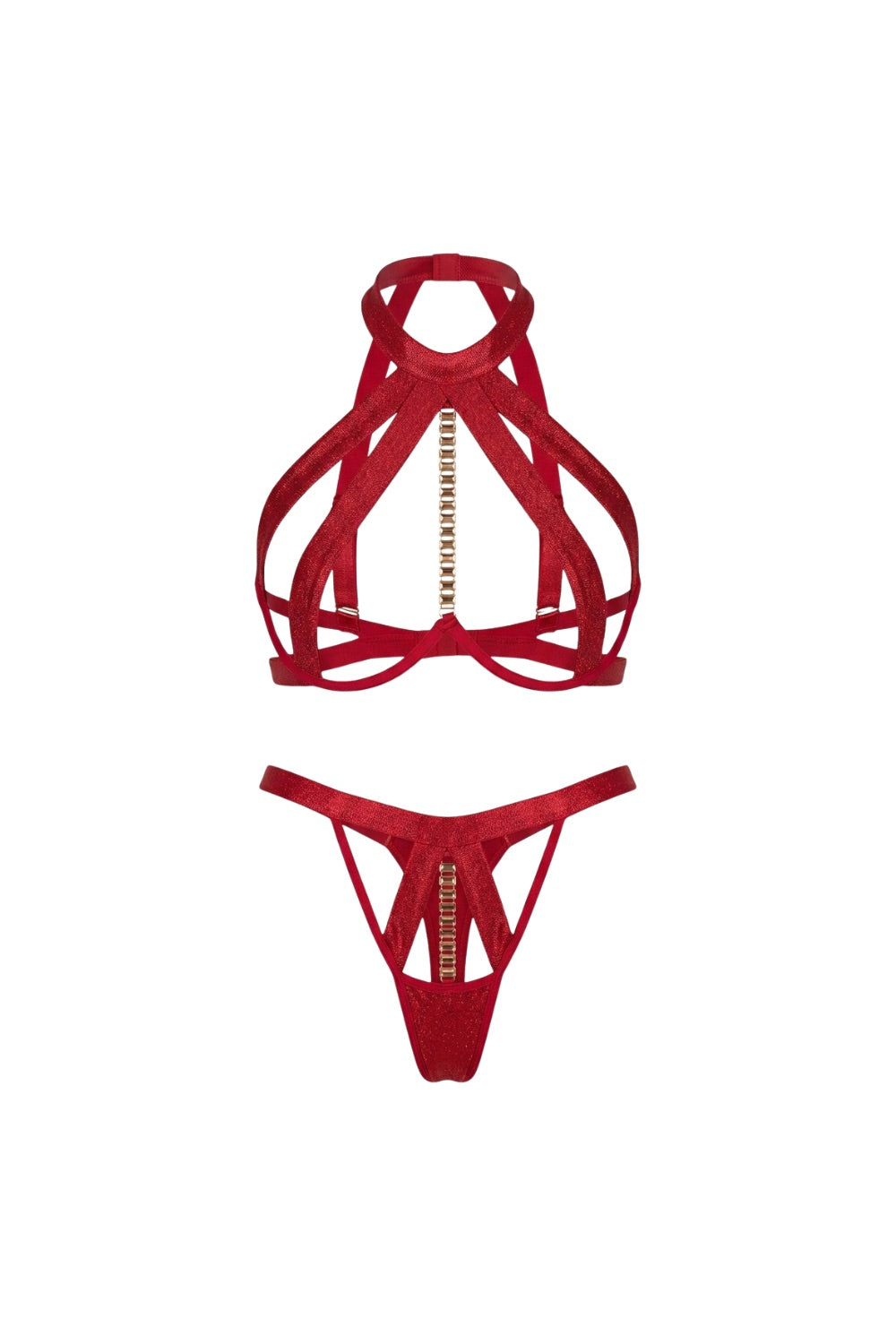 Entrave Dorée Cupless Bra Set