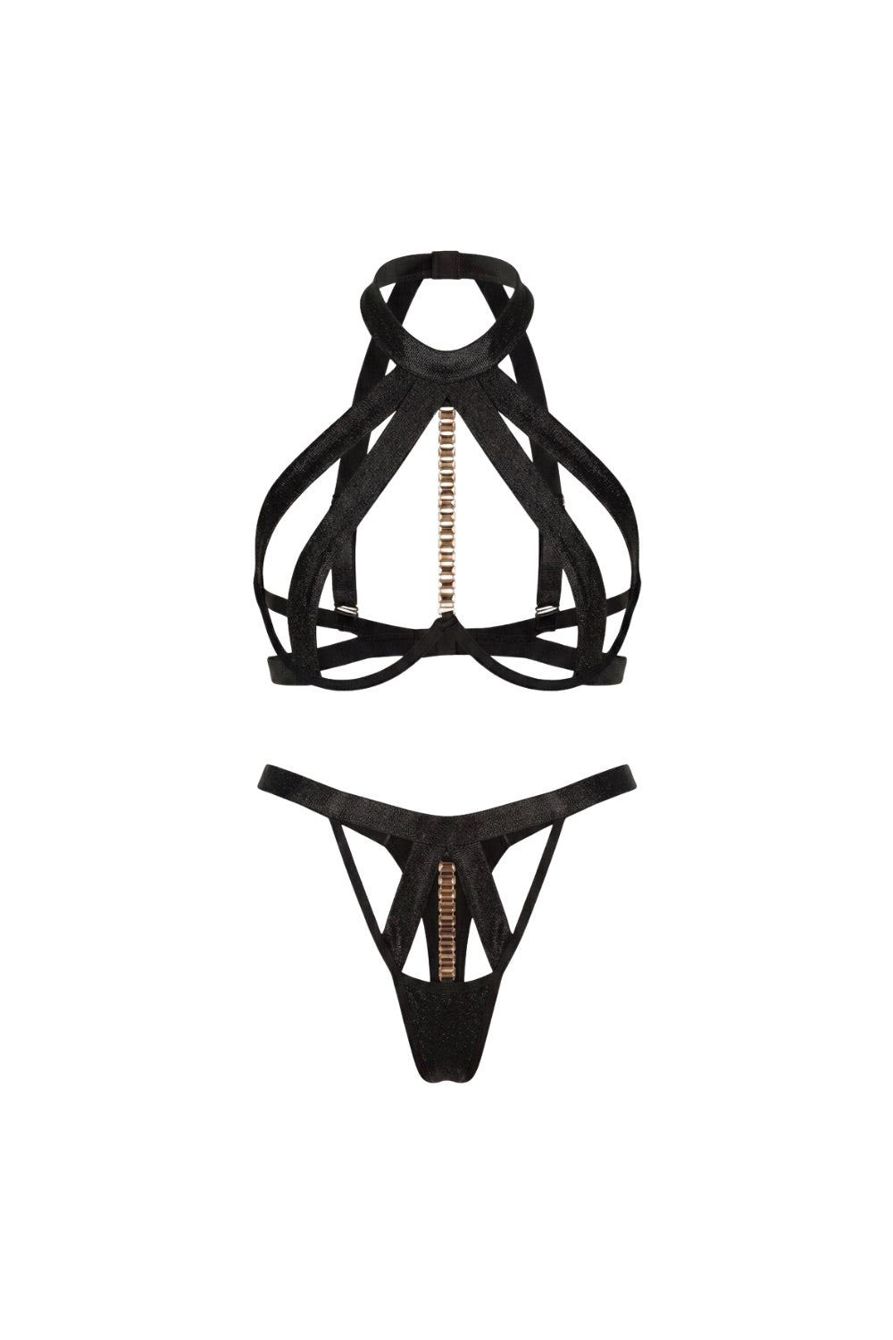 Entrave Dorée Cupless Bra Set