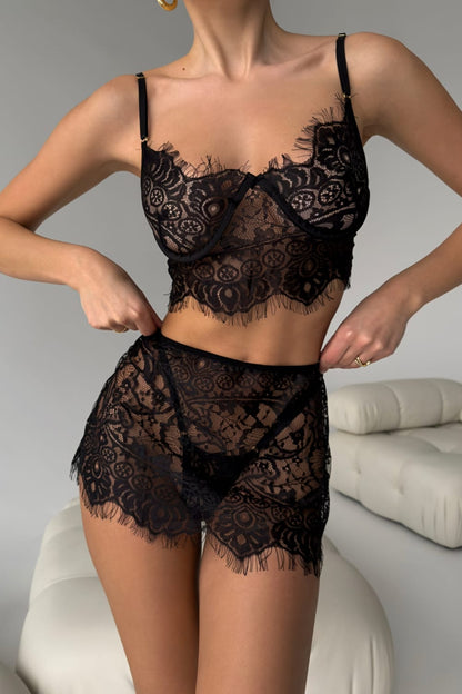 Isolde Bralette & Skirt Set