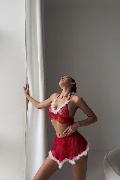 Fleurette Christmas 3 Piece Bralette Set – Special Xmas Gift Box