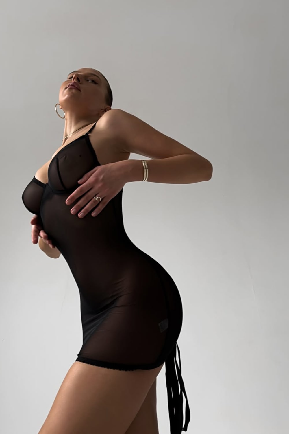 étreinte Sheer Dress